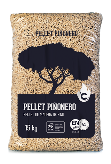 Pellets de Pino Premium – Palet 77 Sacos (DIN ENplus A1)